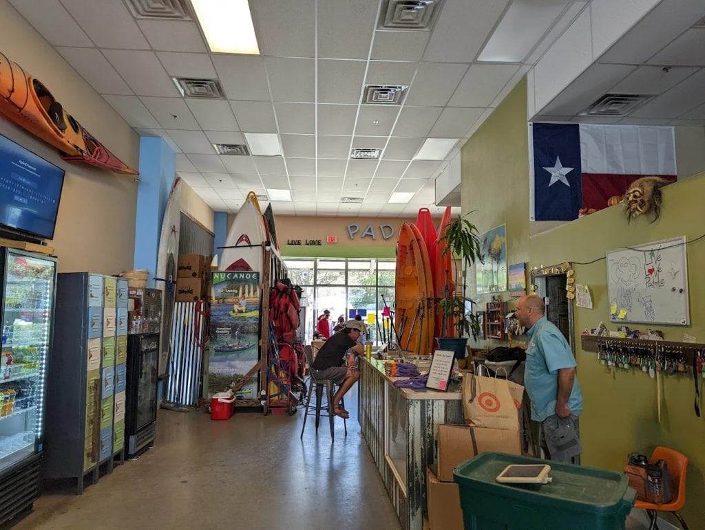 Rental shops around the lake offer paddle boards, kayaks, and gear, making adventure easy to start. Credit: Marcus Sharpe