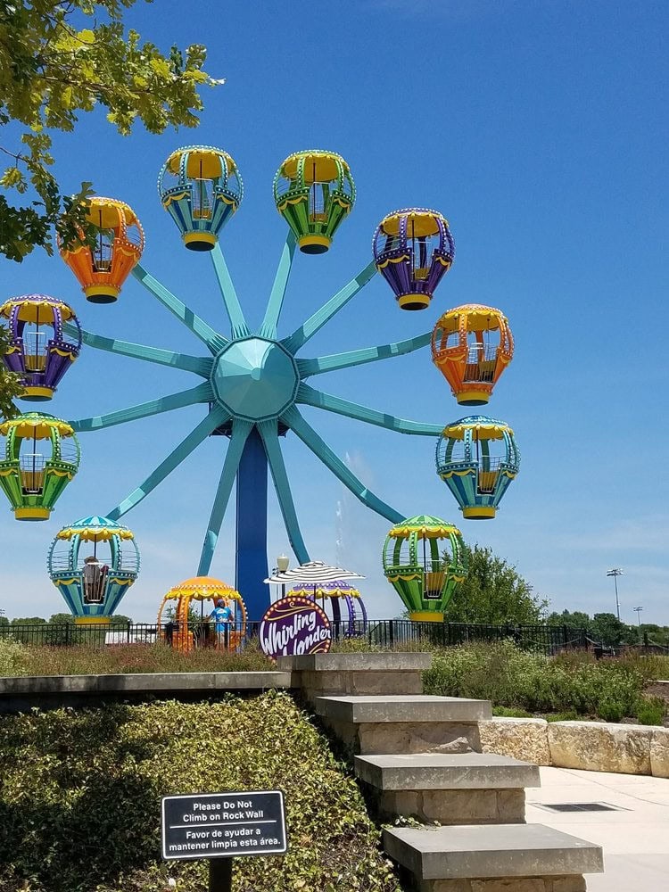 The Whirling Wonder ferris wheel spins high above the park and is fully wheelchair accessible. Credit: Kirsten W.