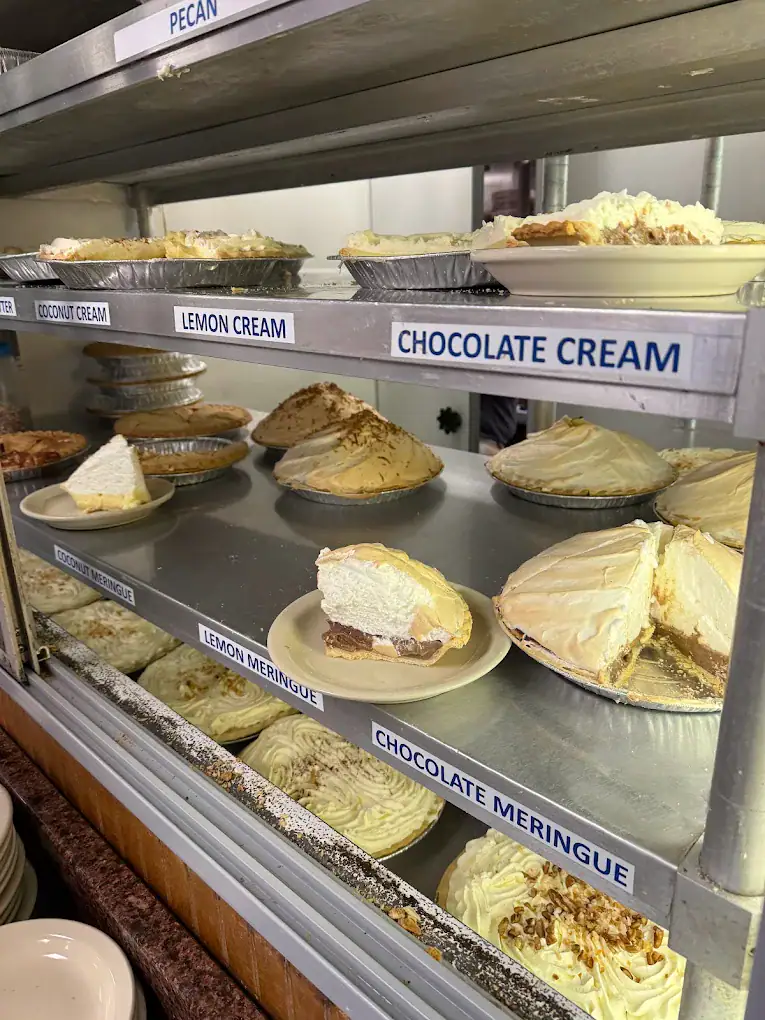 From mile-high meringues to rich, flaky crusts, the legendary Blue Bonnet Café serves pies worth every bite. Credit: Eric Long