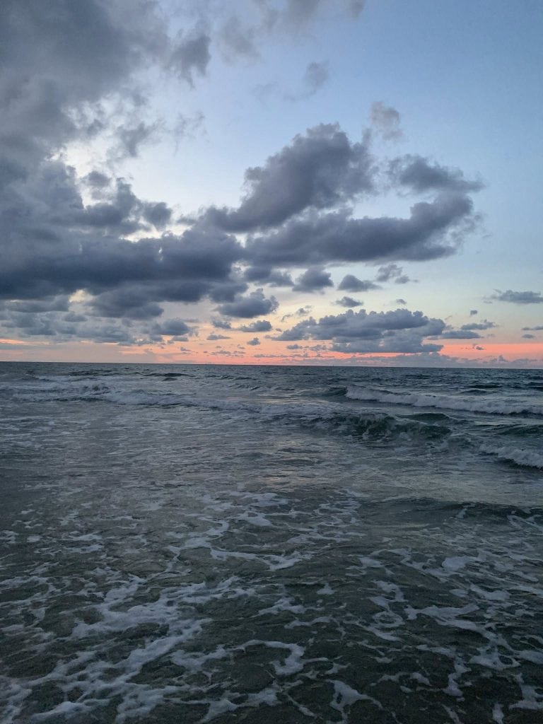 A surreal view of the waters at Matagorda Beach. Credit: Teri Sullivan Ashworth via Facebook