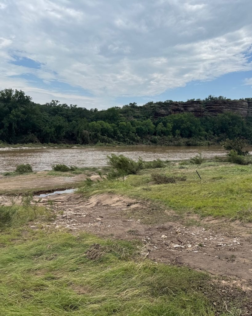 Direct access to the Llano River at Red Sands Ranch—perfect for cooling off and enjoying the scenic Hill Country waters. Credit: @redsandsranch via Instagram