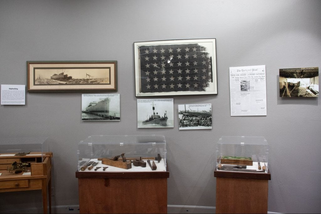 Maritime displays and historic artifacts inside the Texas Maritime Museum in Rockport. Credit: @txmaritime via Instagram