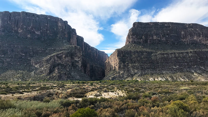 Santa Elena Canyon overlook offers a spectacular view without the need for a strenuous hike. Credit: Ric Mor via Facebook