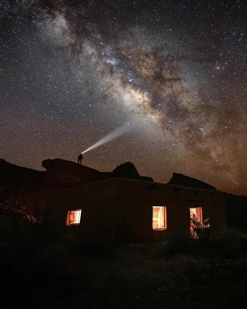 The Milky Way shines bright over Big Bend Ranch State Park. A jaw-dropping cosmic display you have to see to believe. Credit: @grantdpittman via Instagram