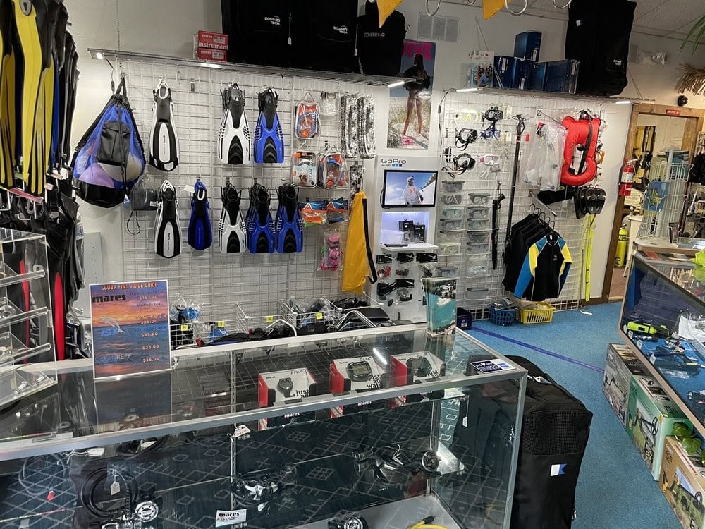 Inside the park’s gift shop, visitors can buy or rent the gear and equipment they need. Credit: Uhuru D.