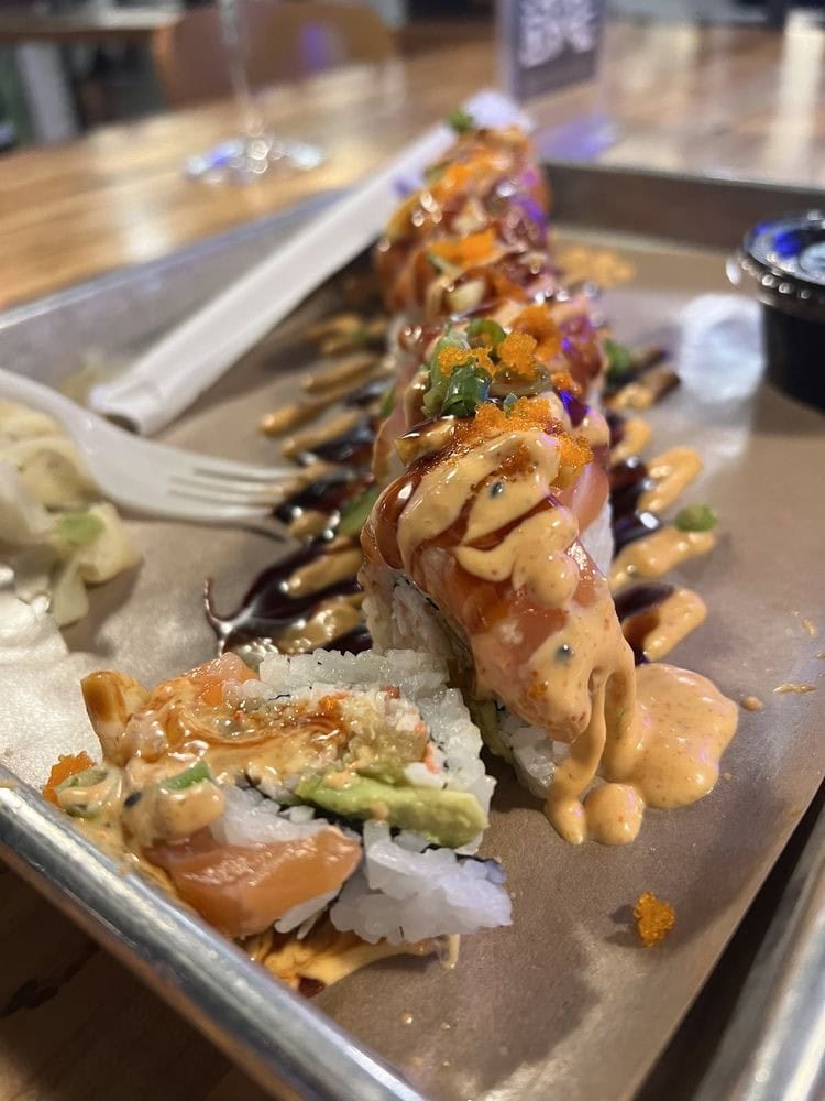 Horu Sushi delights guests with its fresh Horu roll. Credit: Christina H.