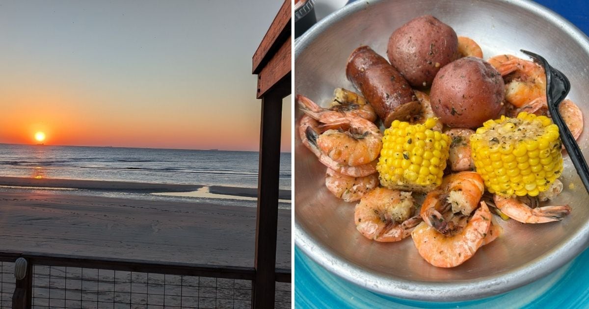 This Beloved Seafood Spot in Texas Sits Right on the Sand