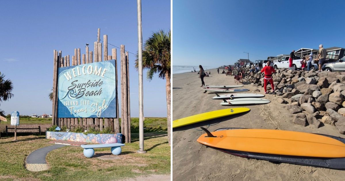 This Small Beach in Texas Lets You Know Surf’s Up in Time for Summer