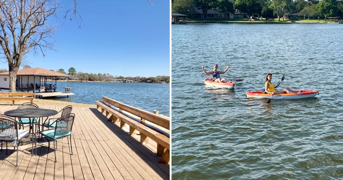 This Dreamy Lake House In Texas Is A Waterfront Escape Just Minutes From A Charming Square