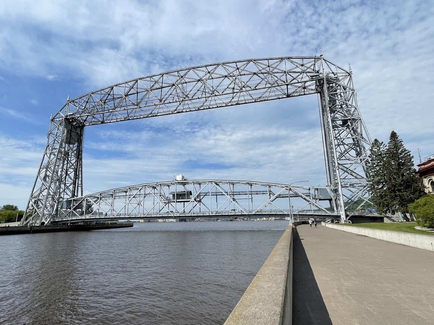 The Aerial Lift Bridge at Canal Park in Duluth, Minnesota