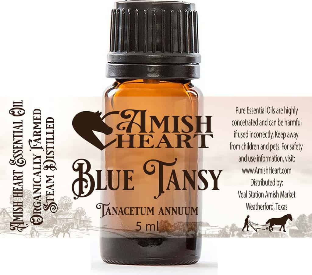Amish Heart Blue Tansy essential oil at Veal Station Amish Market, Texas
