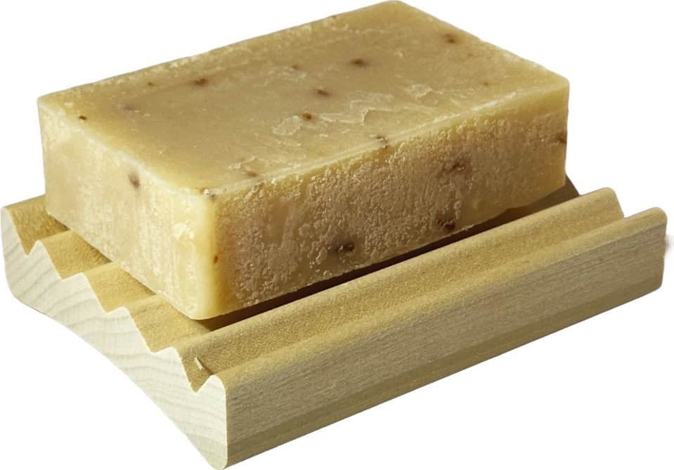 Handmade lye bar soap at Veal Station Amish Market, Texas