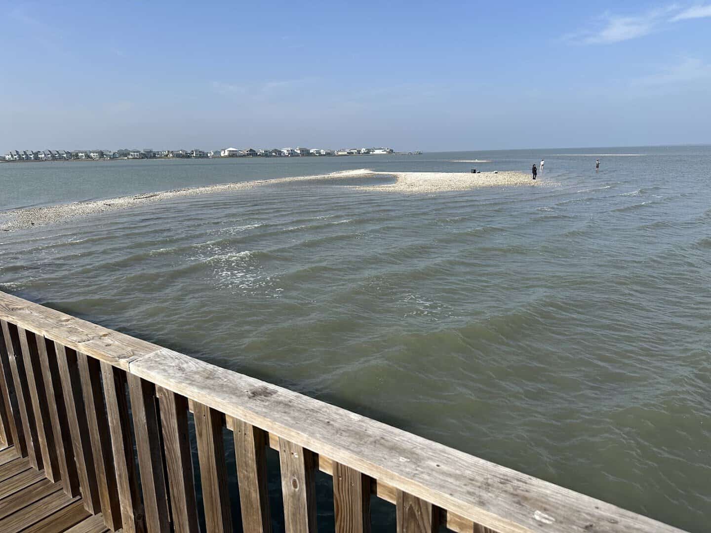 Coastal shoreline along Aransas Bay at Goose Island State Park, Texas