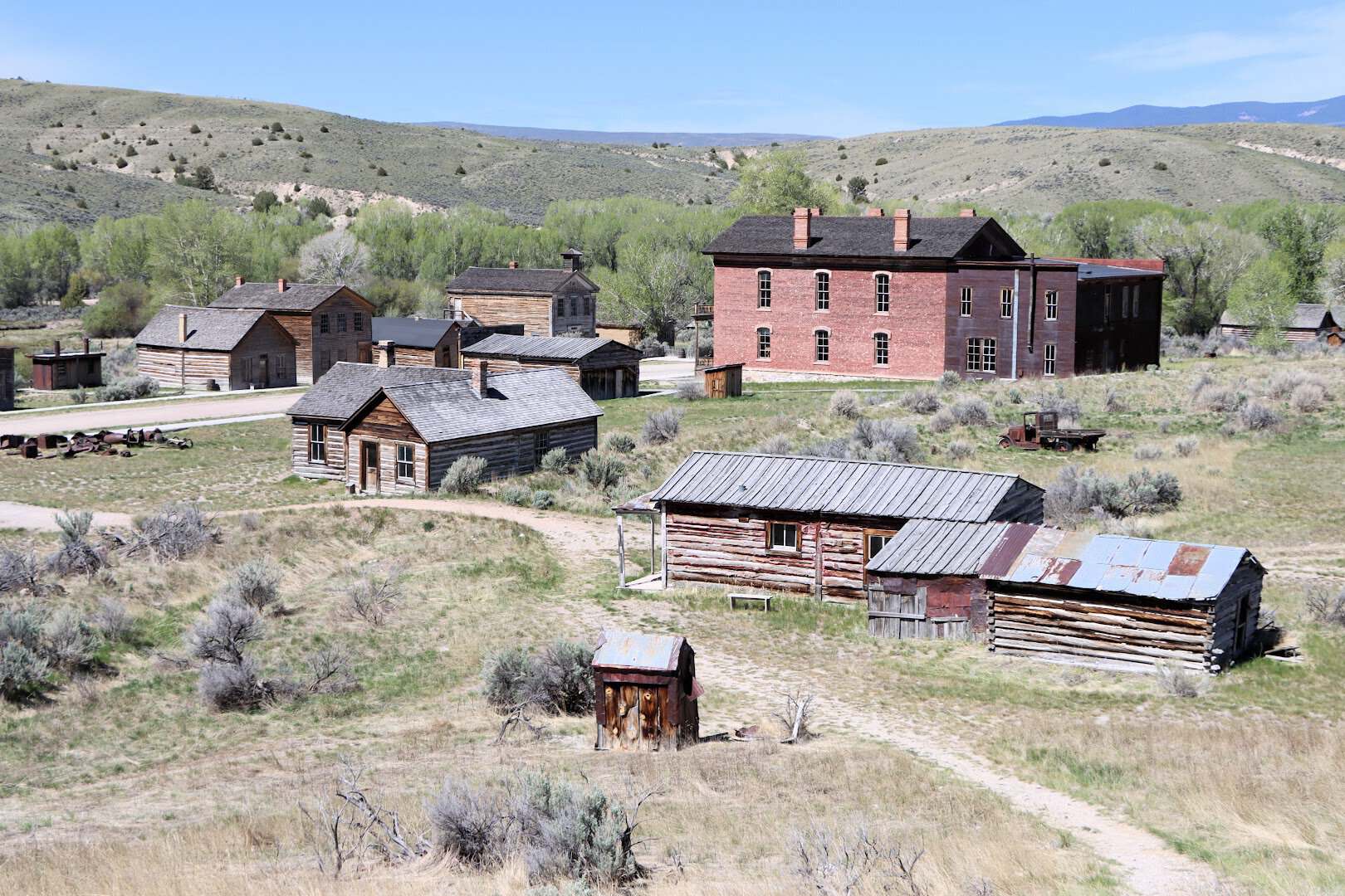 Historic buildings of Bannack ghost town and state park, Montana