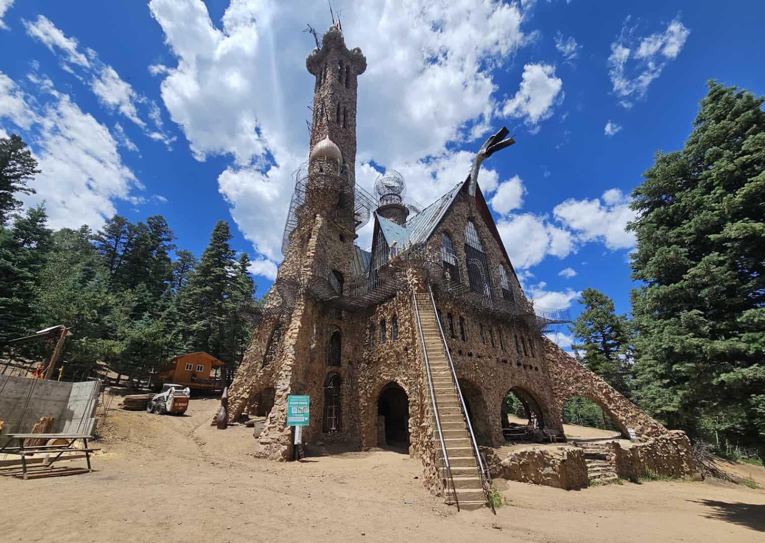 Bishop Castle stone and iron towers in Rye, Colorado