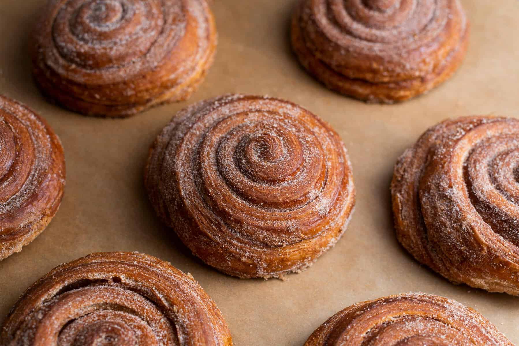 Cinnamon rolls at Breads Bakery in New York