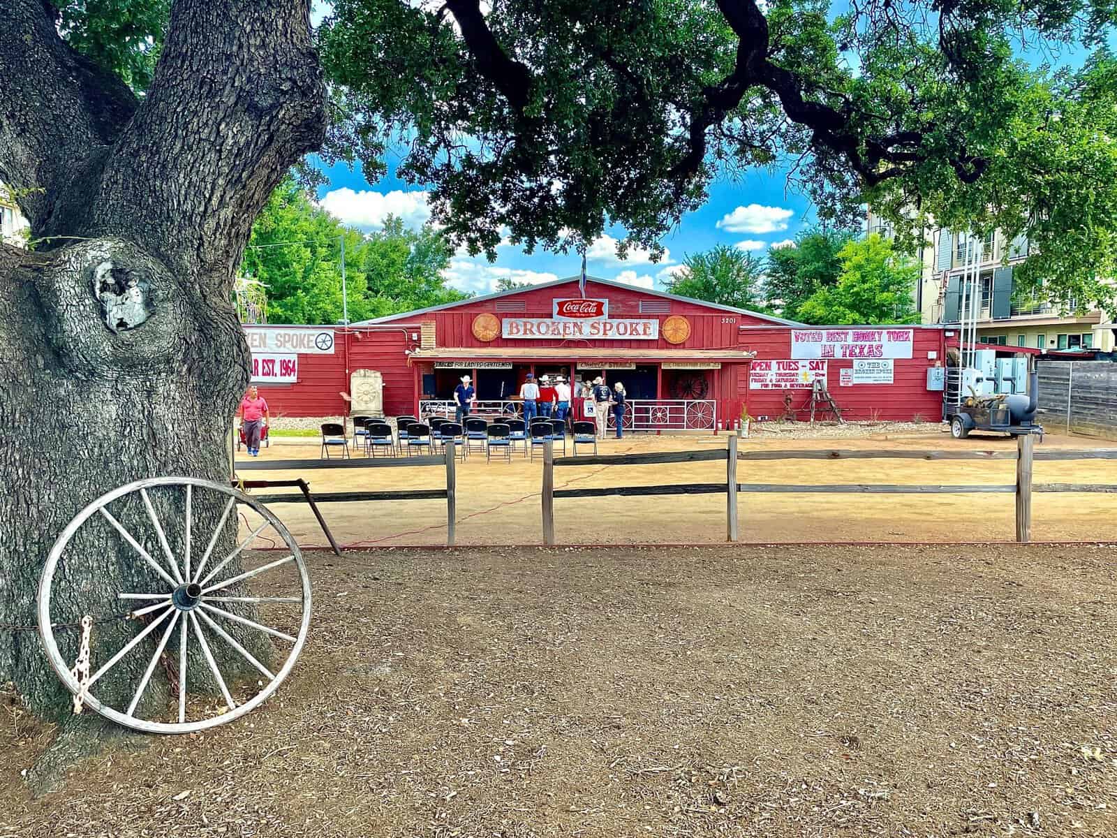 The Broken Spoke honky-tonk dance hall in Austin, Texas