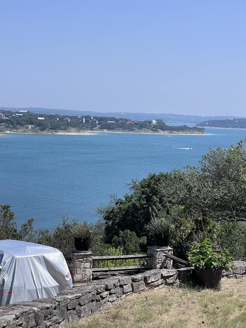 Blue-green water framed by Hill Country hills at Canyon Lake, Texas