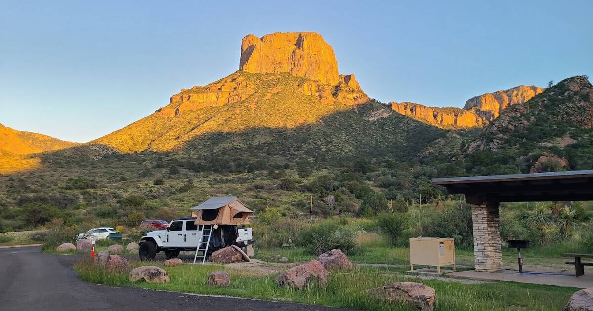 This Secluded West Texas Basin Is a Mile-High Camp Ringed by Volcanic Peaks and Blazing Stars