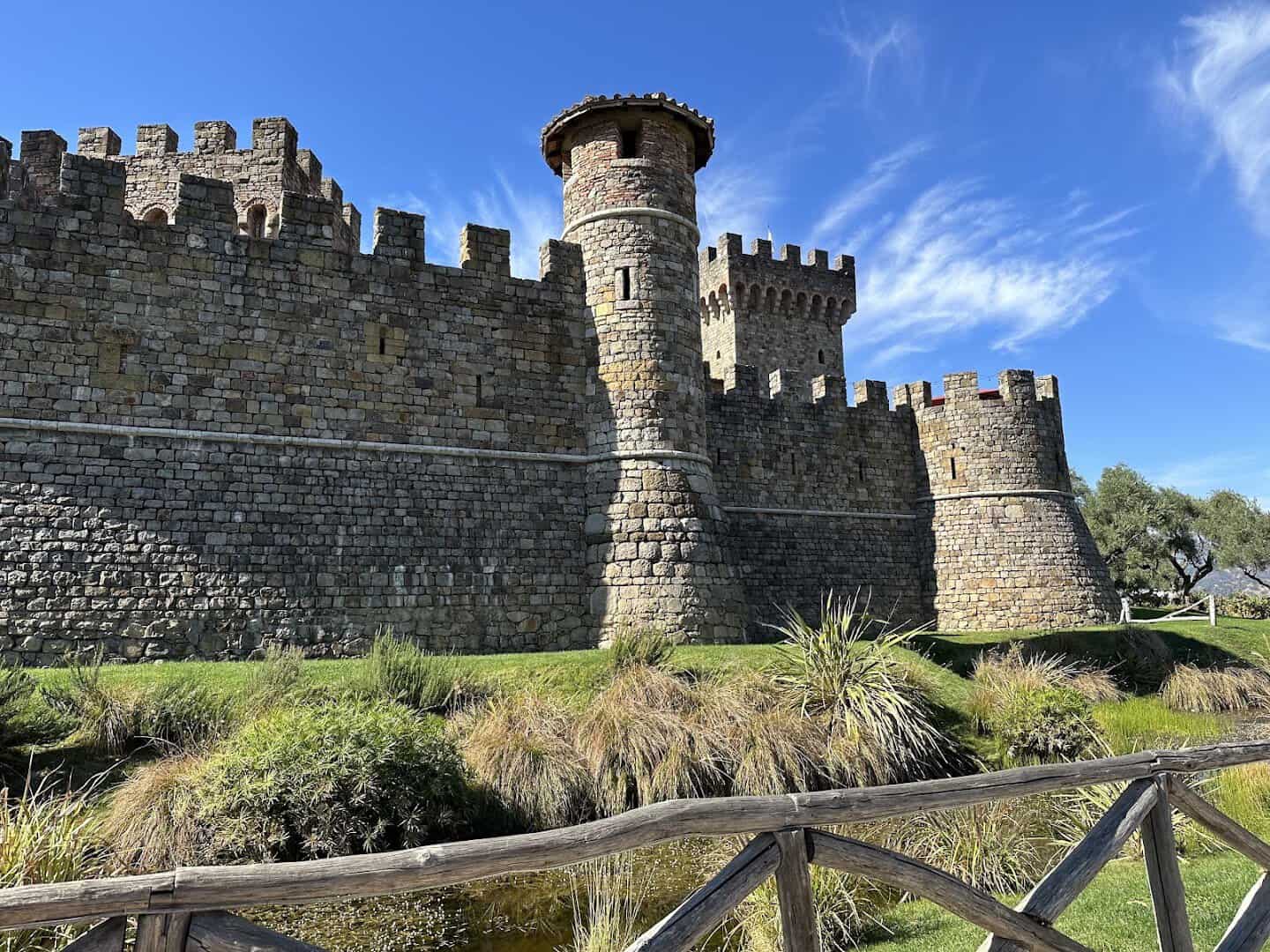 Castello di Amorosa castle winery in Napa Valley, California