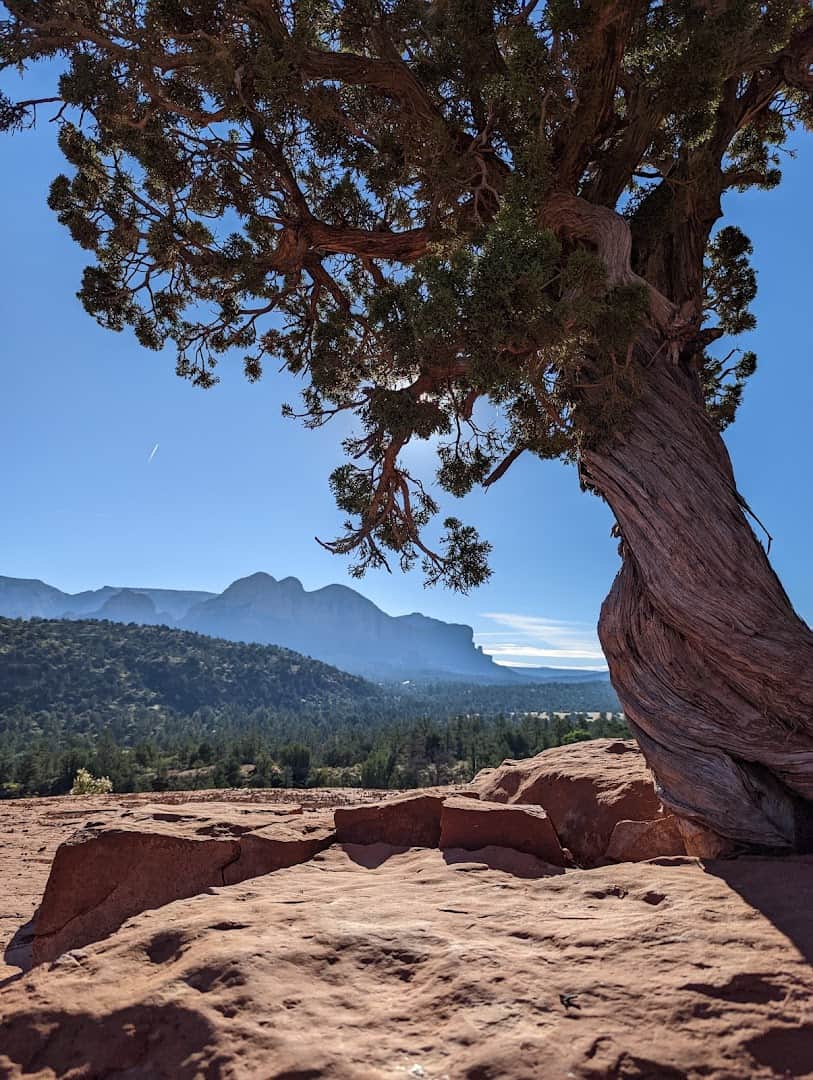 Red rock buttes near Cathedral Rock, Sedona, Arizona