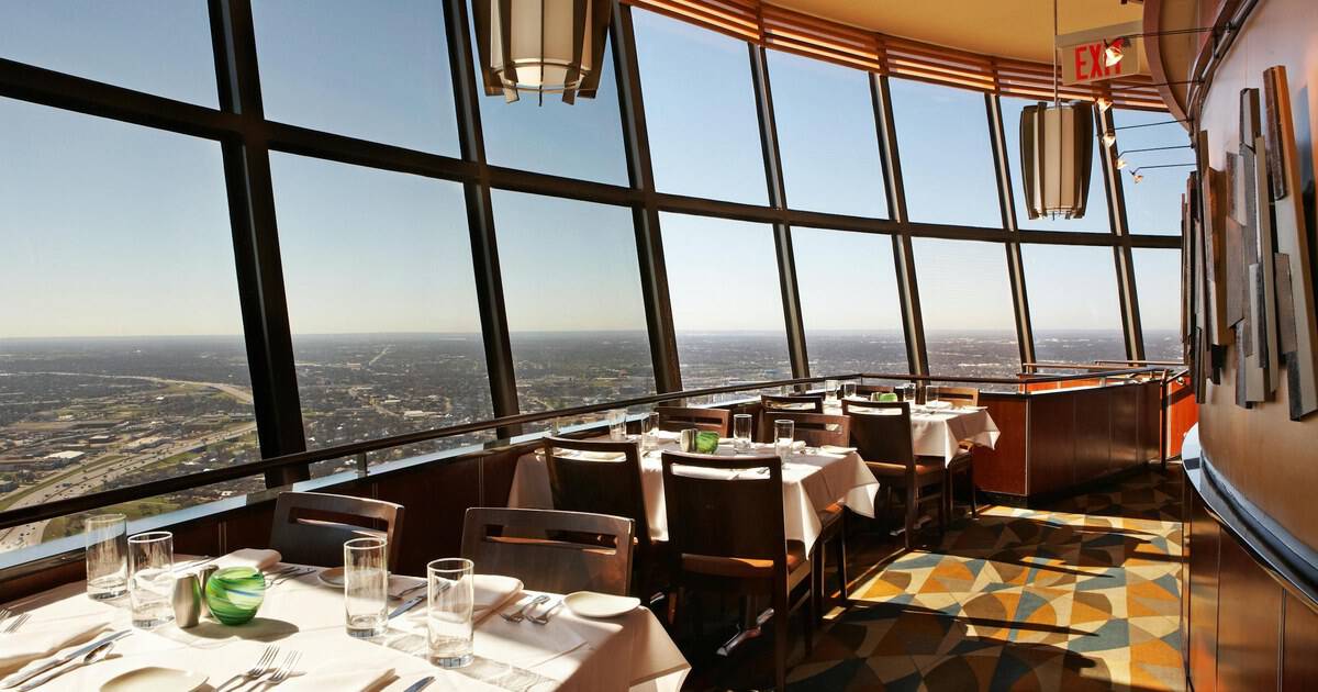 This Revolving Texas Restaurant Is 750 Feet Up and Turns a Full Circle Over Dinner