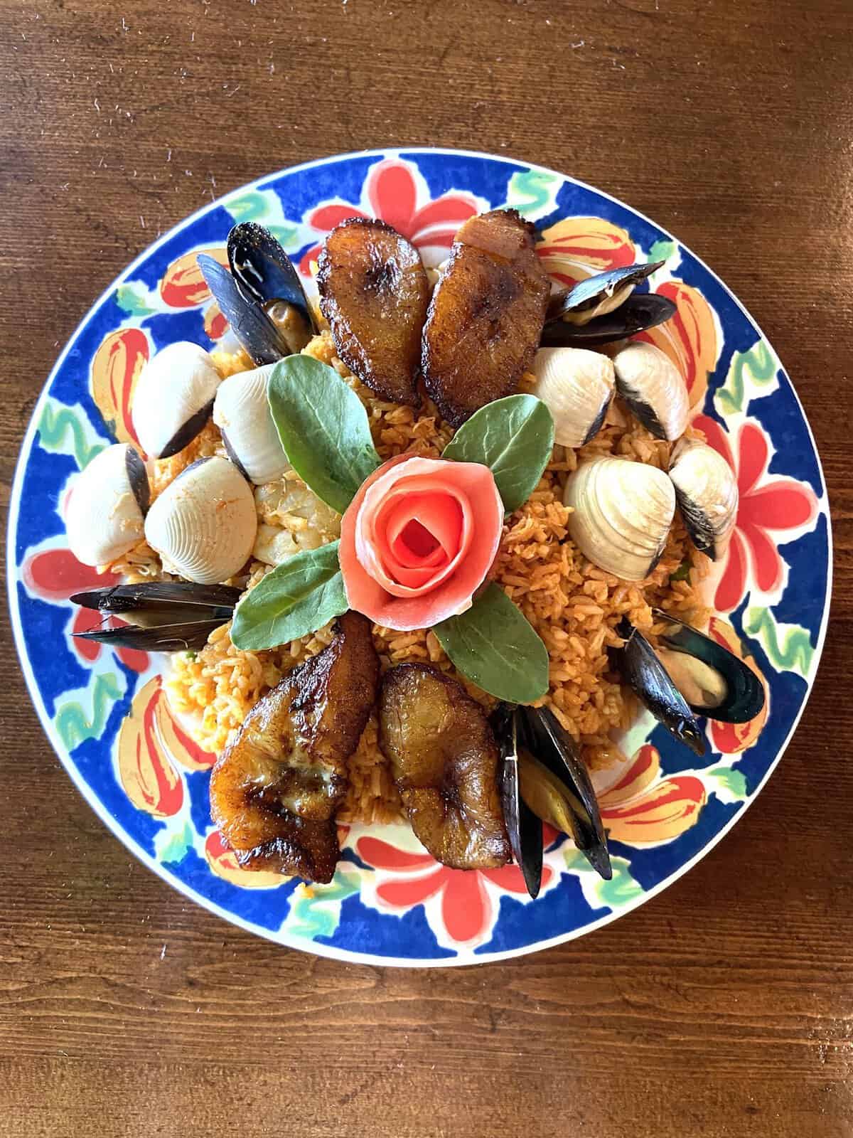 Seafood paella at Habana in Austin
