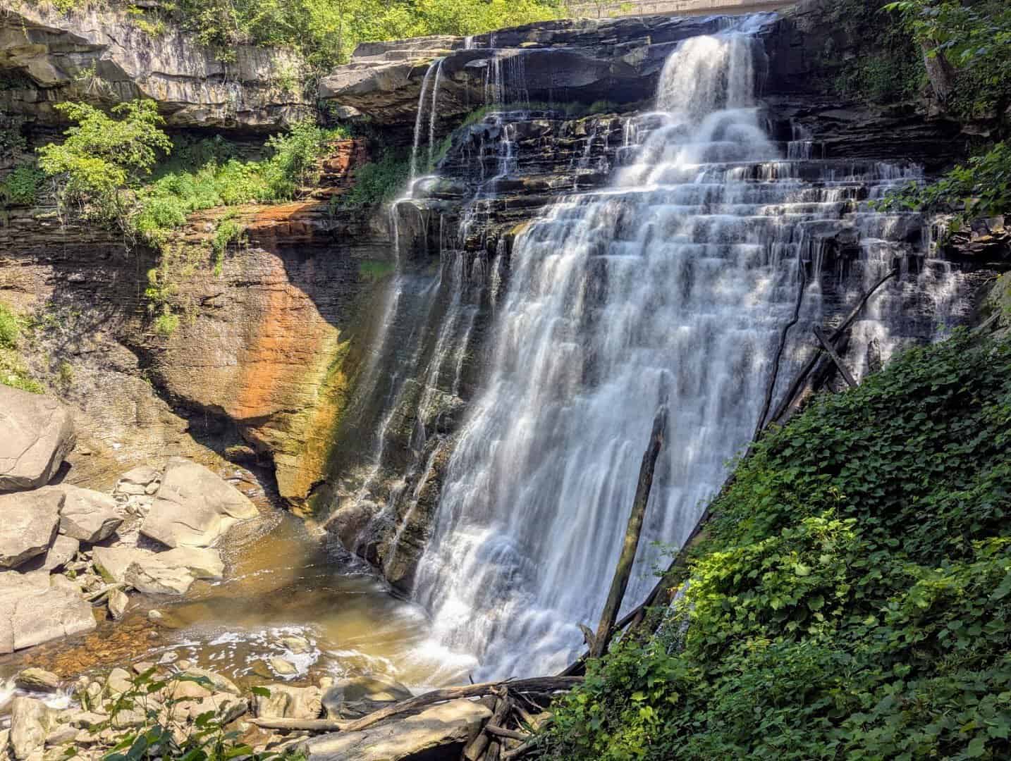Brandywine Falls at Cuyahoga Valley National Park in Ohio