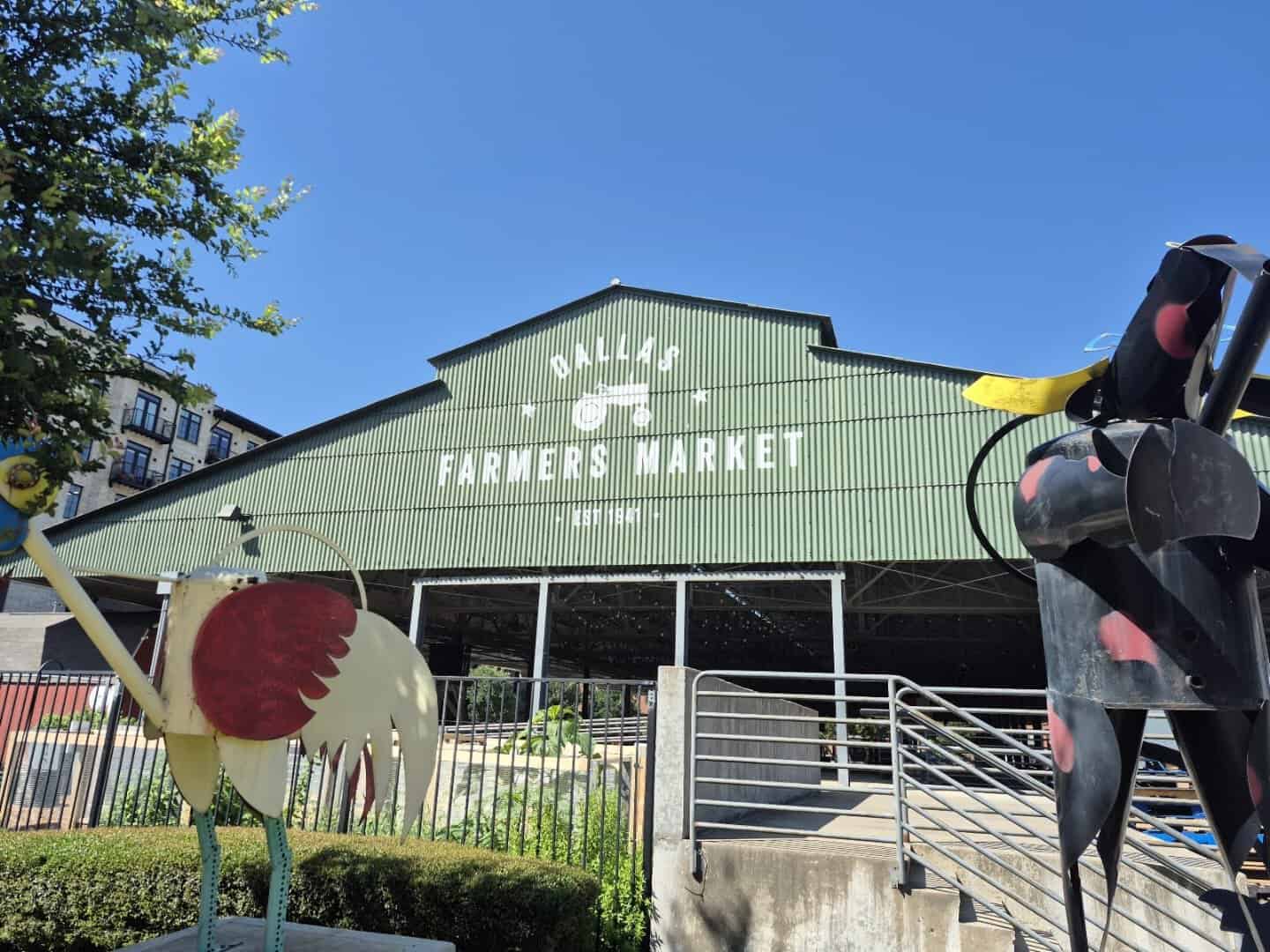 The Dallas Farmers Market shed sign, established 1941