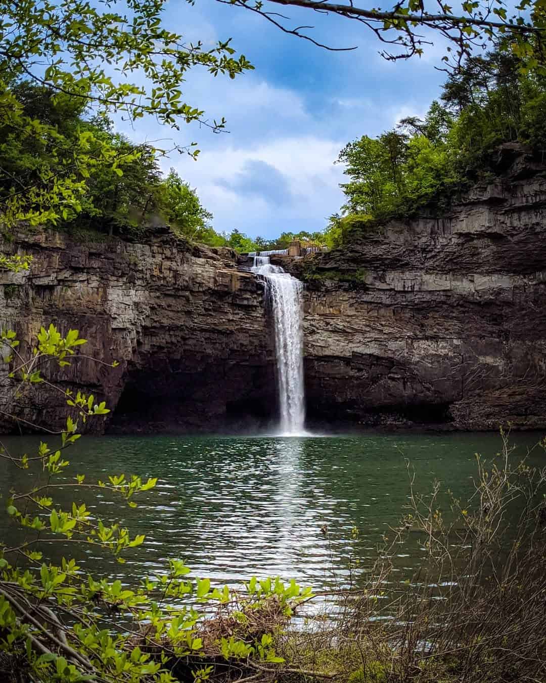 DeSoto Falls waterfall near Mentone on Lookout Mountain, Alabama