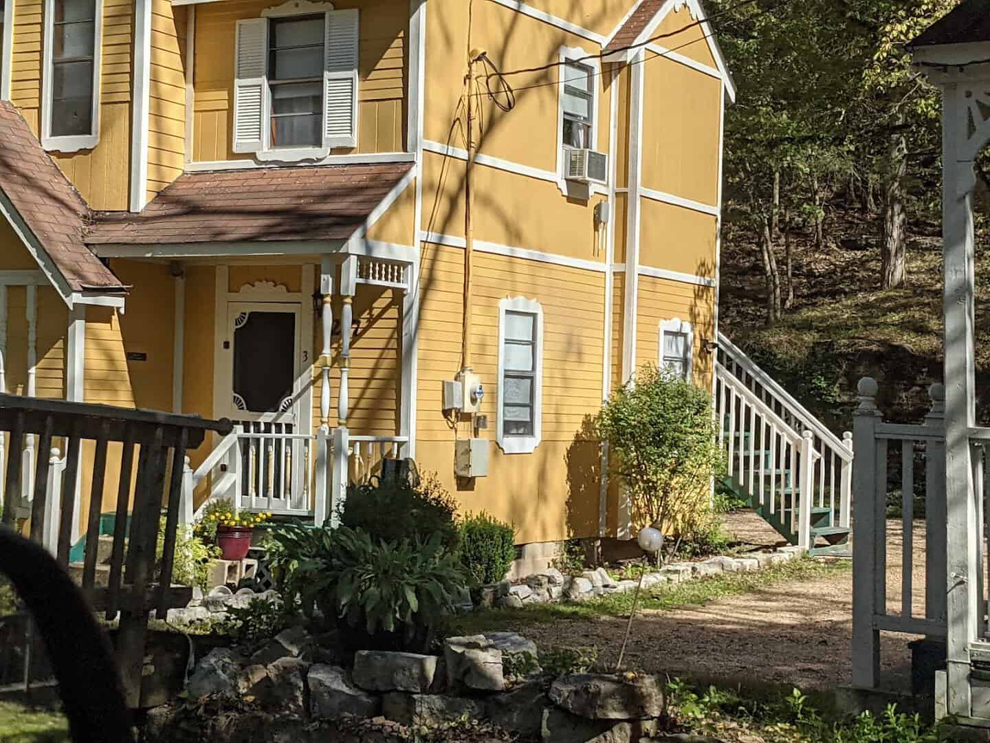 An ornate Victorian house in Eureka Springs, Arkansas