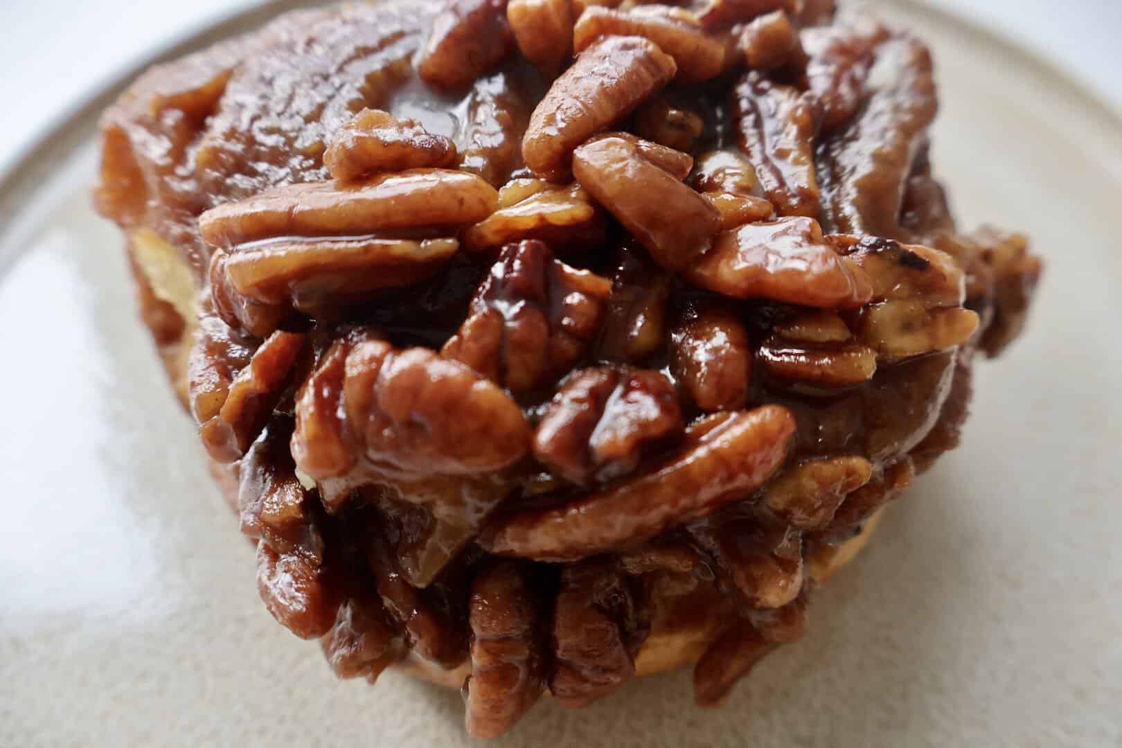 Pecan sticky bun at Flour Bakery in Boston, Massachusetts
