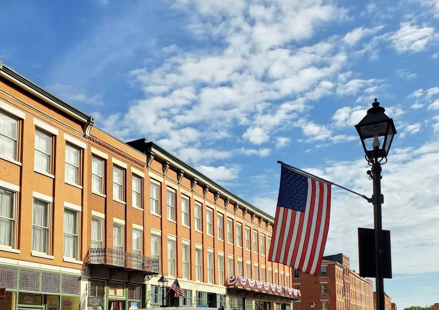 Historic Main Street in Galena, Illinois