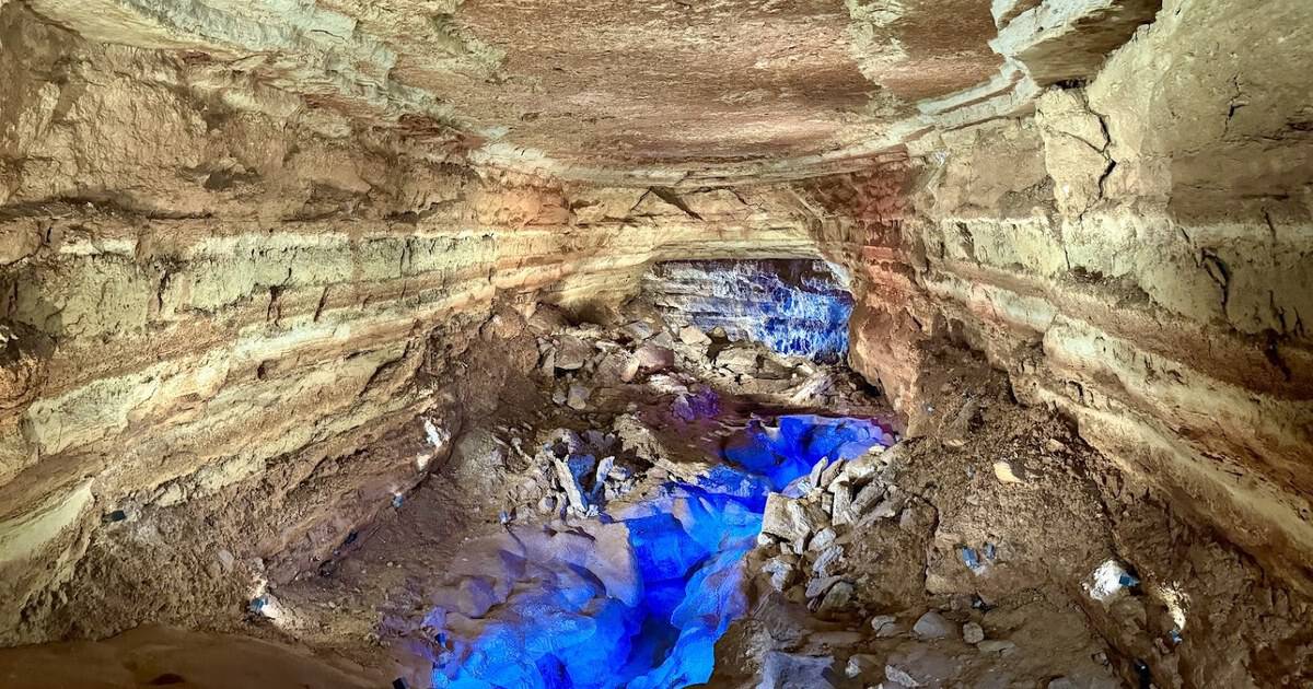This Adventurous Texas Cavern Hides Glowing Blue Pools 180 Feet Underground