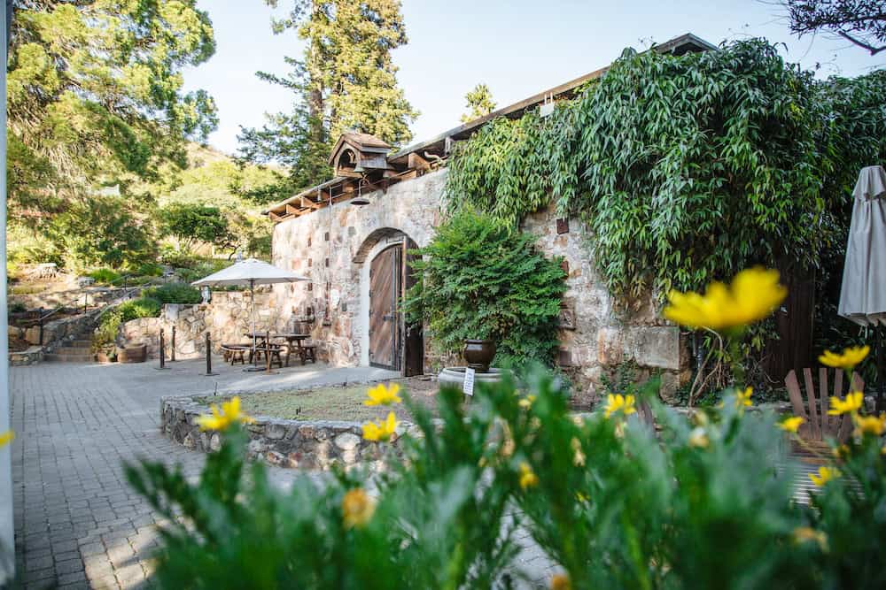 Gundlach Bundschu winery stone building in Sonoma, California
