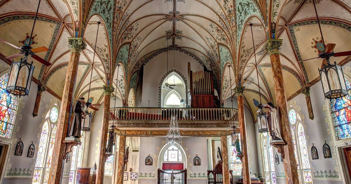 This Tiny Texas Town Is Home to One of the Most Beautiful Painted Churches in America