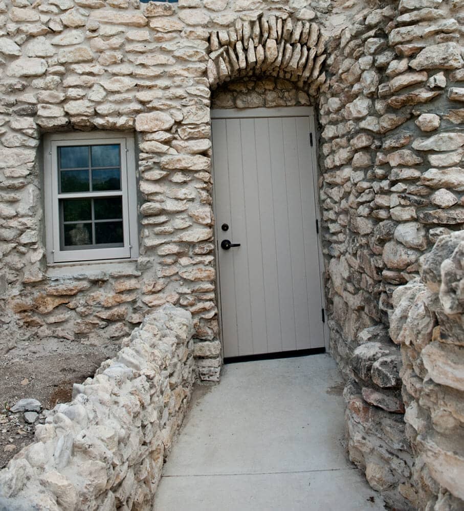 Doorway of the historic Jingu House at the Japanese Tea Garden in San Antonio
