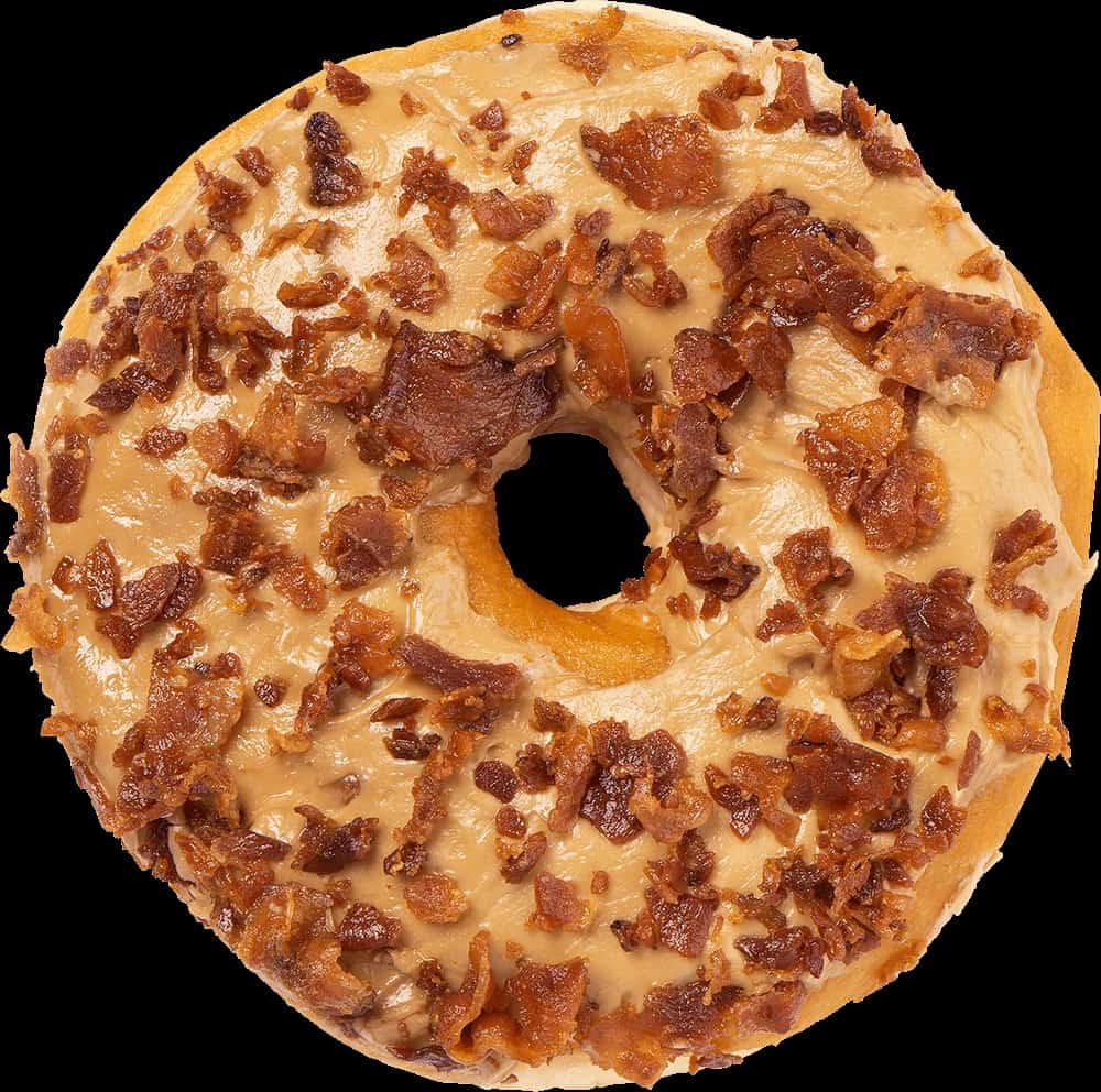Maple bacon doughnut at Kane's Donuts in Saugus, Massachusetts