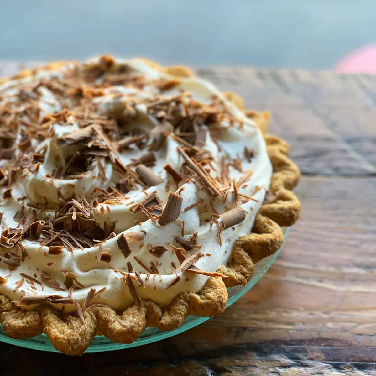 Chocolate cream pie at Lauretta Jean's in Portland, Oregon