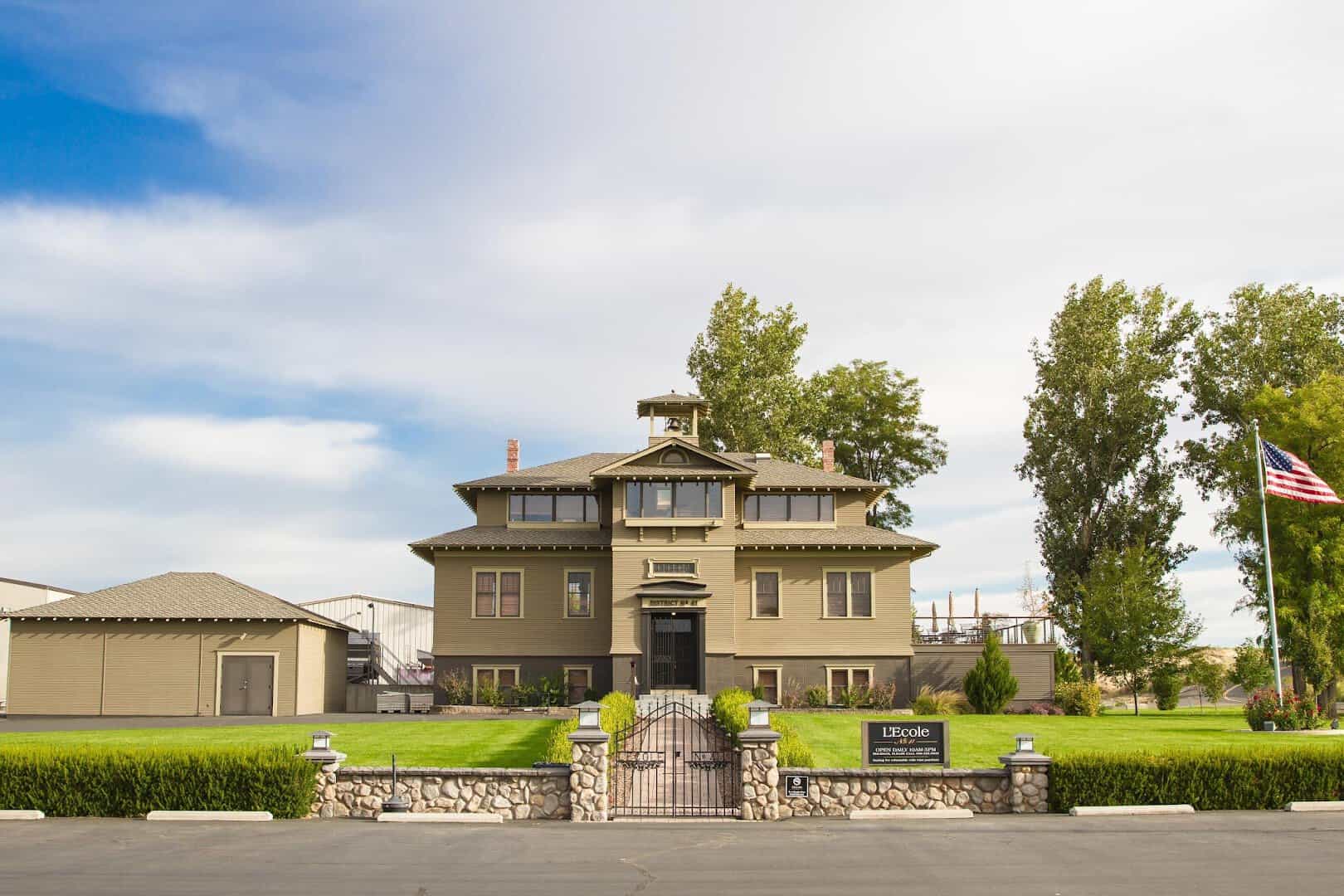 Historic 1915 schoolhouse winery L Ecole No 41 in Walla Walla, Washington