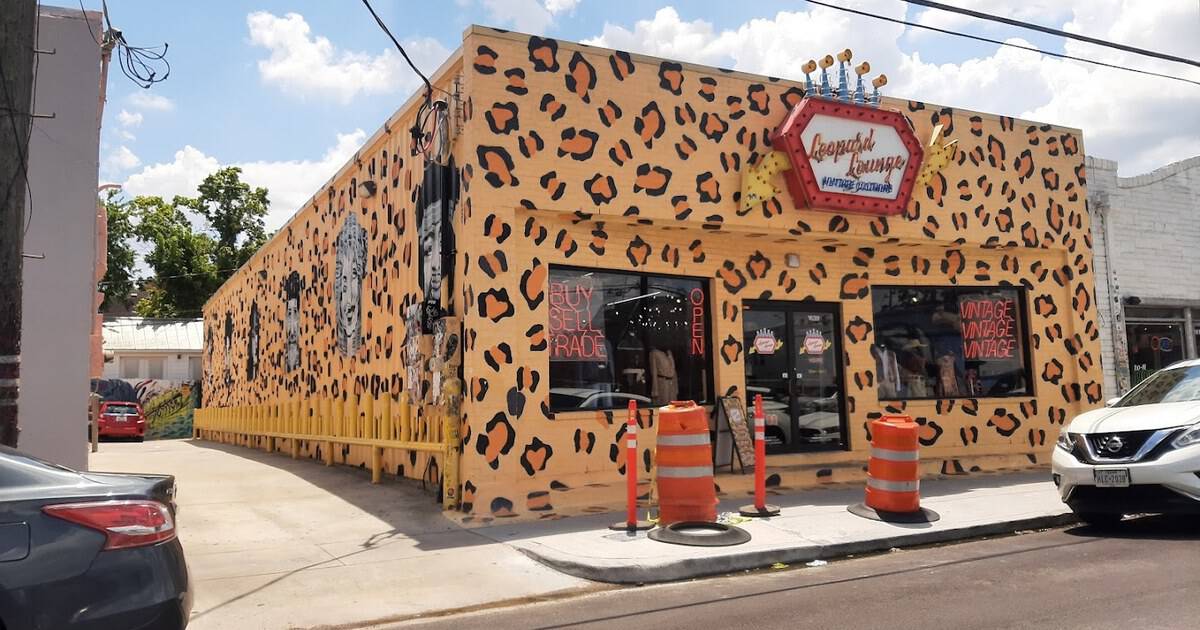 This Bold Texas Vintage Store Has Animal-Print Floors and Racks Sorted by Decade