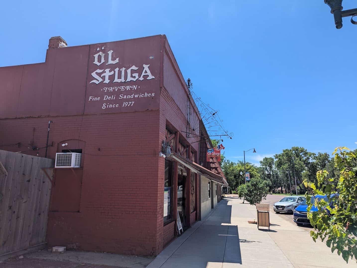 Swedish storefront on Main Street in Lindsborg, Kansas