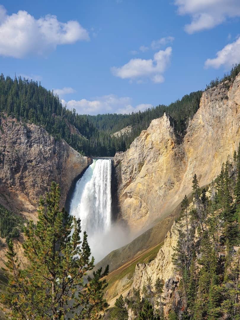 Lower Falls of the Yellowstone River from Artist Point, Wyoming