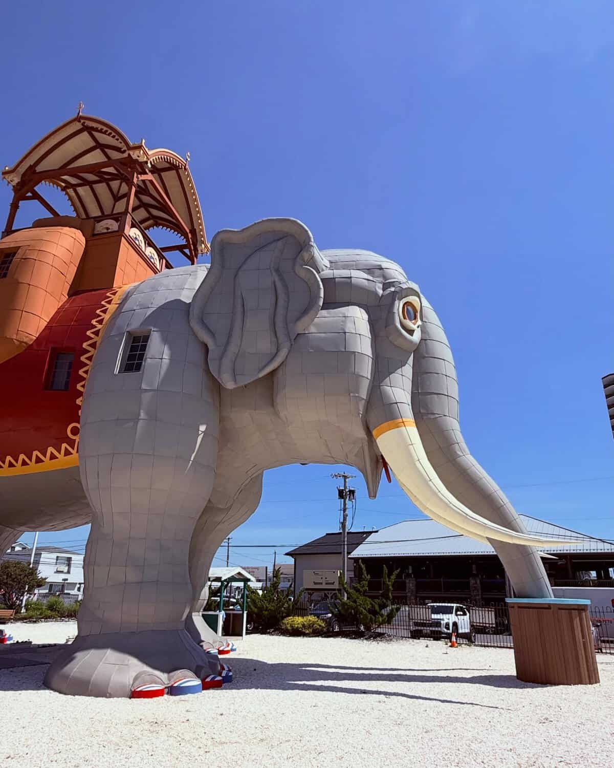 Lucy the Elephant, a six-story elephant building in Margate City, New Jersey