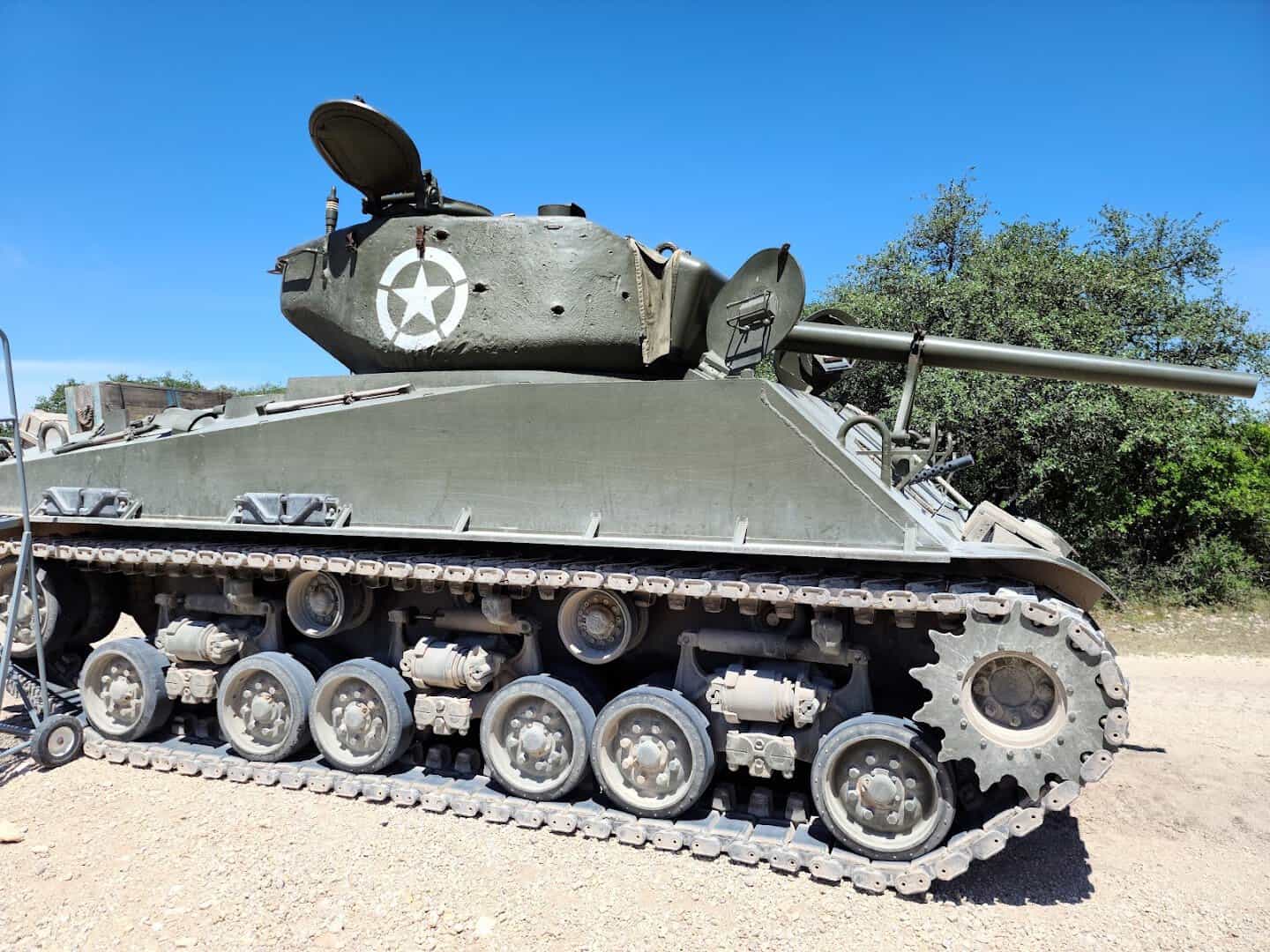 M36 tank destroyer outdoors at DriveTanks near Uvalde, Texas