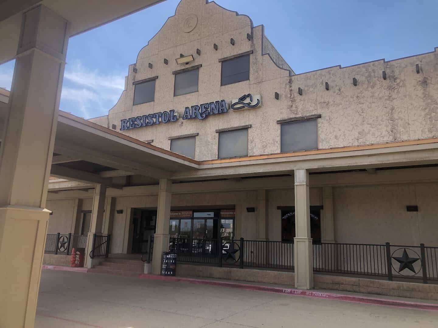 The exterior of the Mesquite Arena, home of the Mesquite Championship Rodeo