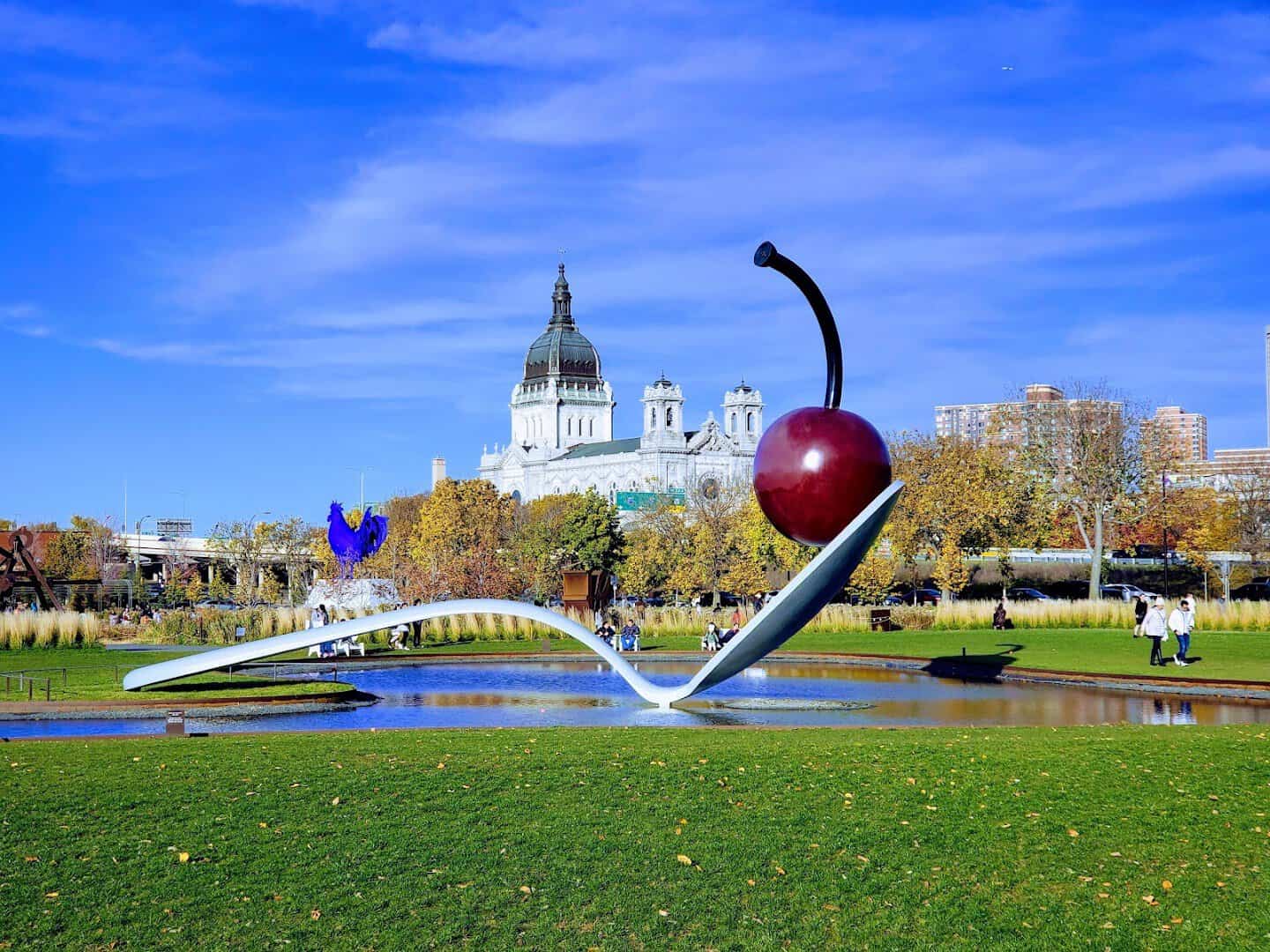 Spoonbridge and Cherry at the Minneapolis Sculpture Garden