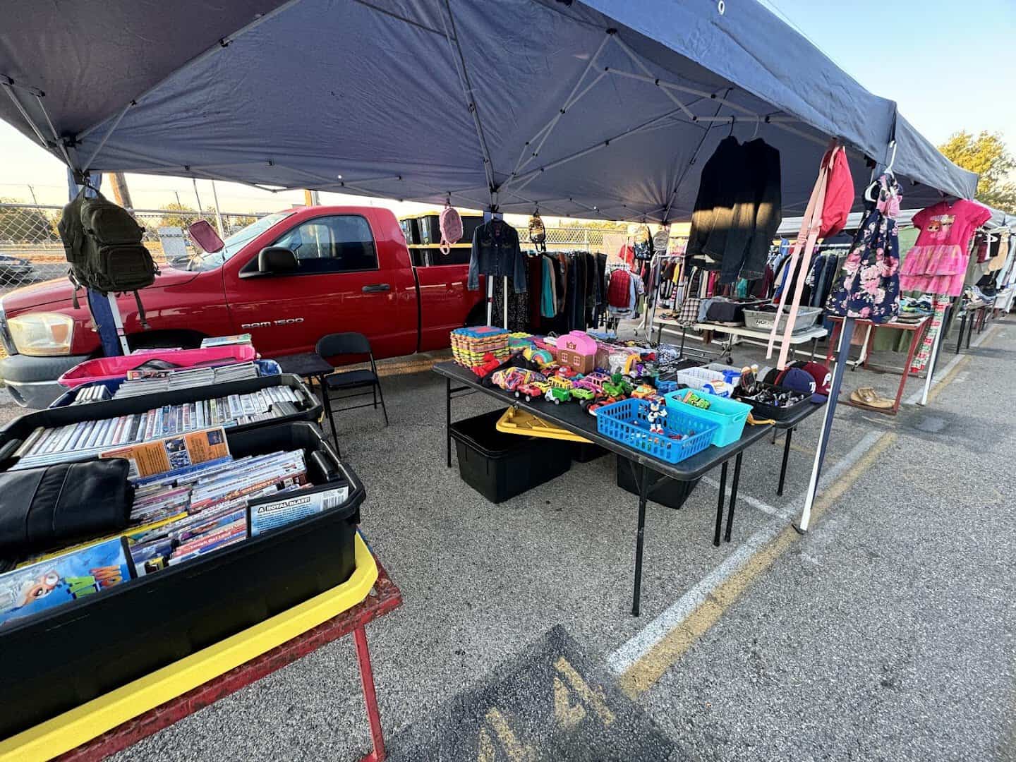 Mission Open Air Market vendor stall in San Antonio