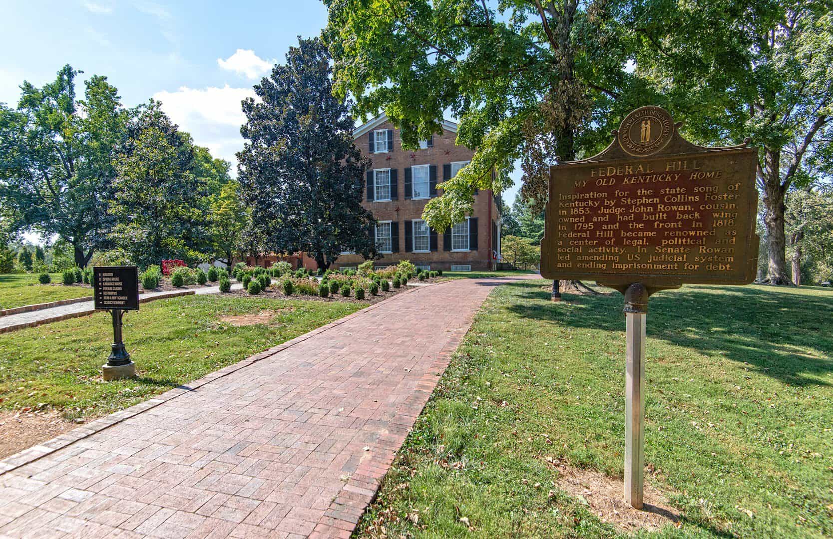 My Old Kentucky Home mansion in Bardstown, Kentucky