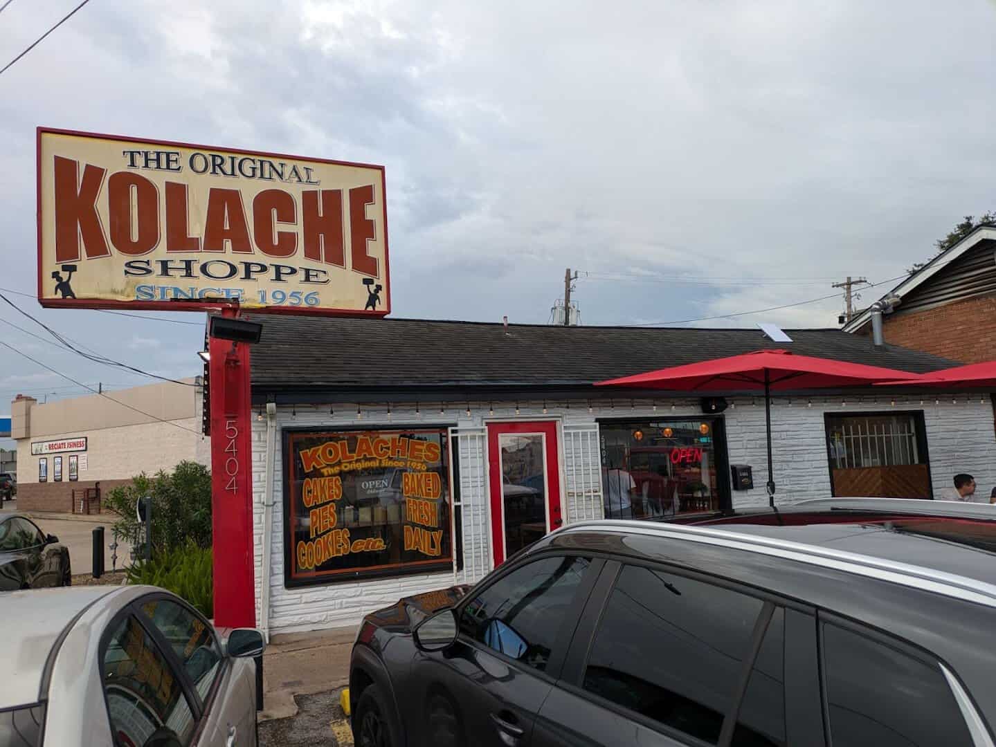 The Original Kolache Shoppe sign in Houston